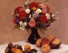 Fantin Latour Henri Flowers and Fruit. -, ---