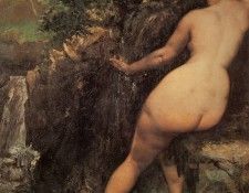 Courbet The Source detail. , 