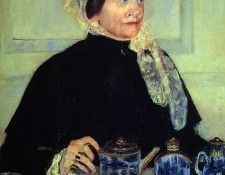 Lady at the Tea Table.  