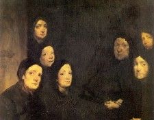Ribot Augustin Theodule At the Sermon. , Theodule 