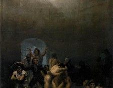 GOYA Francisco de The Yard of a Madhouse.   ,  