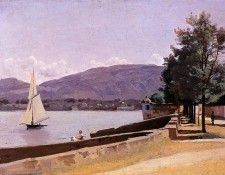 Corot Le Quai des Paquis Geneva. , --