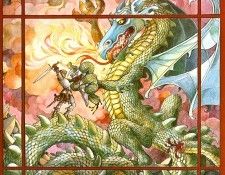 St. George & The Dragon 08 TrinaSchartHyman sqs. , Trina Schart