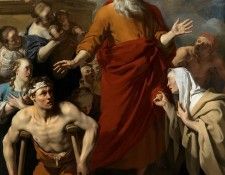 ����� �������� - ������ ����� �������� ������ � ������ [Paulus heals the Cripple in Lystra] 1663. ��������, �����