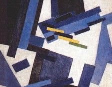 rozanova abstract composition mid-1910s. 