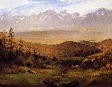 Bierstadt Albert In the Foothills of the Mountais. ��������, �������