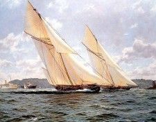 Jsd14 Brynbild II racing off Cowes JStevenDews sqs. ���, J ������