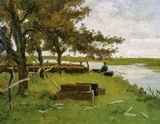 Horssen van Wijnand Fisher in a boat Sun. Horssen, ���