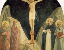 Fra Angelico Crucified Christ with Saint John the Evangelist. ,    F