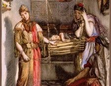 ChasseriauT-DeuxJeunesJuivesDeConstantineBercantUnEnfant-sj. Chasseriau, 