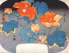 hiroshige hibiscus c1845. ��������