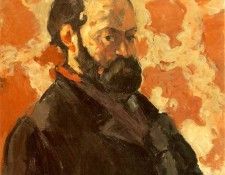 1877 Self-Portrait on a Rose Background. , 