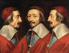 Champaigne Triple Portrait of Richelieu. ,  