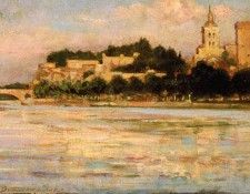 Beckwith James Carroll The Palace of the Popes and Pont d-Avignon. ,  