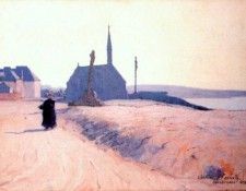 fromuth morning haze, winter, concarneau 1892. Fromuth