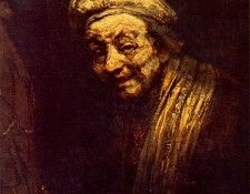 REMBRANDT SELFPORTRAIT 1665 WALLRAF-RICHARTZ MUSEUM, COLOGNE.    