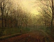 An Autumn Lane.   
