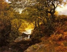 Cole George Vicat Deer In A Woodland Glade. ,  