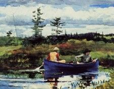 Homer Winslow The Blue Boat. , 