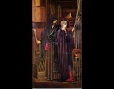 BURNE JONES Edward The Wizard oil on canvas 90x53.12cm City Museums and art Gallery Birmingham. -   