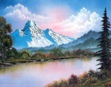 bob ross csg049 mountain range steve ross. , 