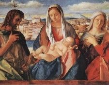 Madonna and child with St John EUR. , 