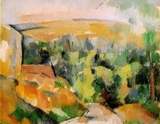CeZANNE BEND IN ROAD,1900-06, PRIVATE.VENTURI 790. ������, ����