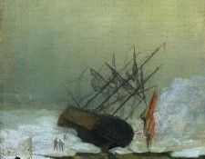 FRIEDRICH Caspar David Wreck By The Sea. ,  