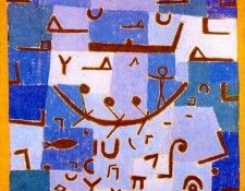 Klee Legend of the Nile,1937, Pastel on cotton cloth mounted. ����, �����