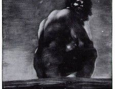 Goya The giant, 1818, Aquatint with burnishing (first state).   ,  