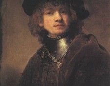 REMBRANDT Selfportrait 1634, Uffizi.    