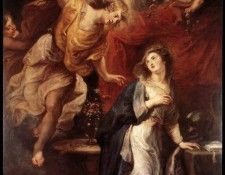 Rubens Annunciation c1628. ������, ����� �����
