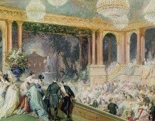    [Dinner at the Tuileries] 1867. , 