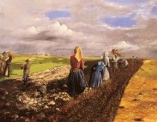 Pentelei Molnar Janos The Potato Harvest. Pentelei  