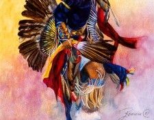 Aaw074 Jo Anne Romero Traditional Dancer III sqs. ,  