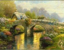 pa ThomasKinkade 12 BlossomBridge.  