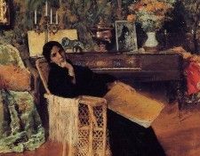Chase William Merritt In the Studio c1892. ,  