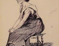 Study of A Seated Woman. ������, ������