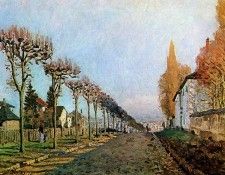 Sisley Alfred Rue de Svres Louveciennes Sun. , 