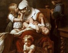 Delaroche Paul Juene Mere Et Ses Enfants. , 