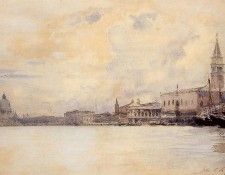 Sargent John Singer The Entrance to the Grand Canal Venice. ,  