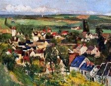 Cezanne Paul View on Auvers Sun. ������, ����
