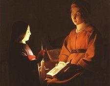 De La Tour The Education of the Virgin, c.1650, 83.8x100.4 c.    