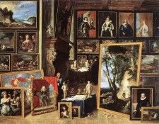 TENIERS David the Younger The Gallery Of Archduke Leopold In Brussels 1641. ,  
