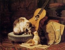 Ronner-Knip Henritte Guitar Playing Sun . Ronner-Knip, 