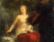 Fantin Latour Henri Woman at Her Toillette. ������-�����, �����-����-���-������