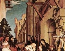 Holbien the Younger The Oberried Altarpiece (left wing).   