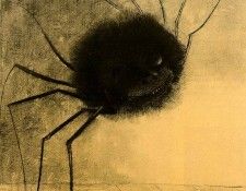 redon.smiling-spider. Редон, Одилон