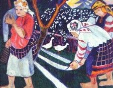 goncharova bleaching linen 1908. ���������, �������