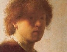 Rembrandt Self portrait c1628. ,  